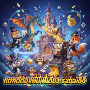 sabai55 เว็บตรงมาแรง อัปเดตเกมใหม่ เล่นง่าย ได้เงินจริง